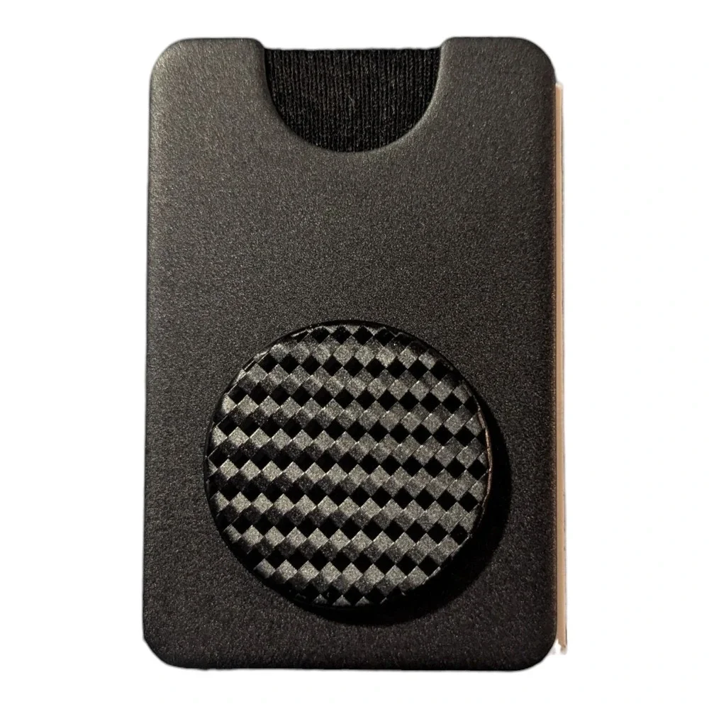 17-P PopSockets Magnetic MagSafe PopWallet+ Phone Wallet/Grip Carbonite Weave ⬇️